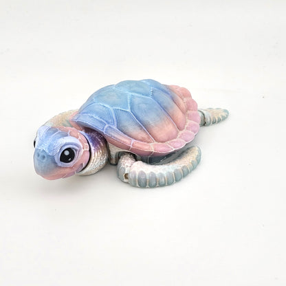 Prospect 3D - Baby Sea Turtle Articulated Figure - 3D Printed - Sea Turtle Shores Collection - 5x4.75x1.5 Dimensions