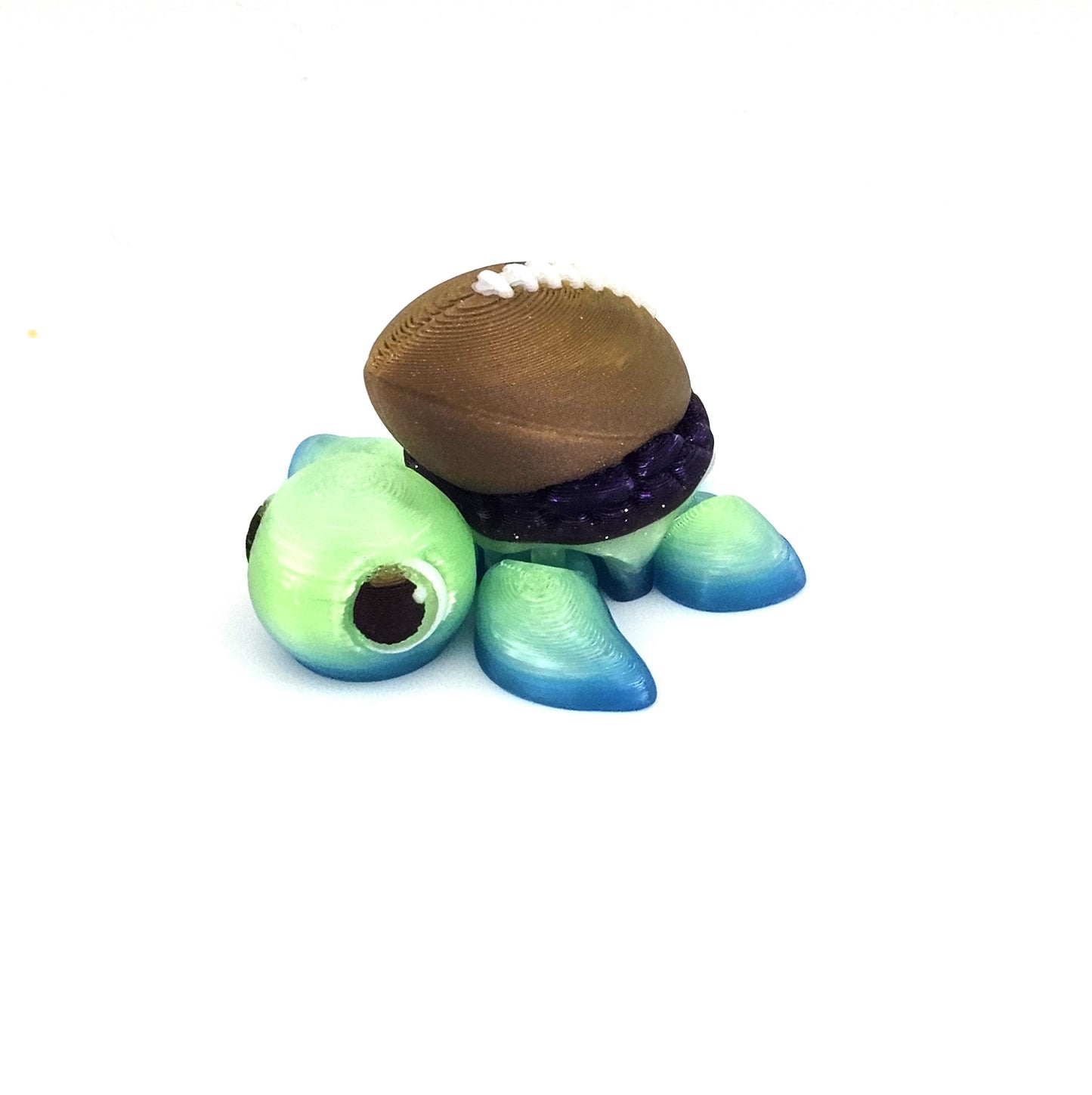 Prospect 3D - Sports Theme Mini Sea Turtle – 3D Printed – Baseball, Basketball, Soccer, Hockey - Sea Turtle Island Collection