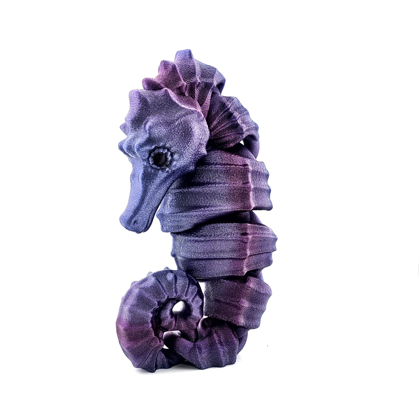 Prospect 3D - Sea Turtle Shores  - 3D Printed Seahorse Sculpture – 12” Large Nautical Home Decor