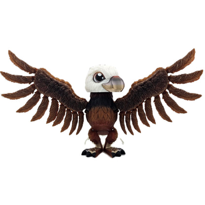 Prospect 3D - Soaring Skies 3D Printed Eagle Statue – 7" Tall, 14" Wingspan