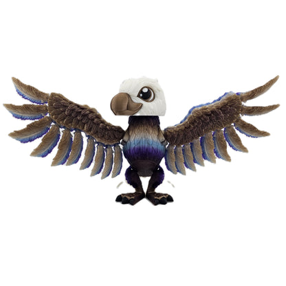Prospect 3D - Soaring Skies 3D Printed Eagle Statue – 7" Tall, 14" Wingspan