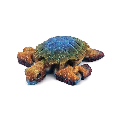 Prospect 3D -  Baby Realistic Sea Turtle — 3D Printed (4.5" L × 5.5" W) — Sea Turtle Shores Collection
